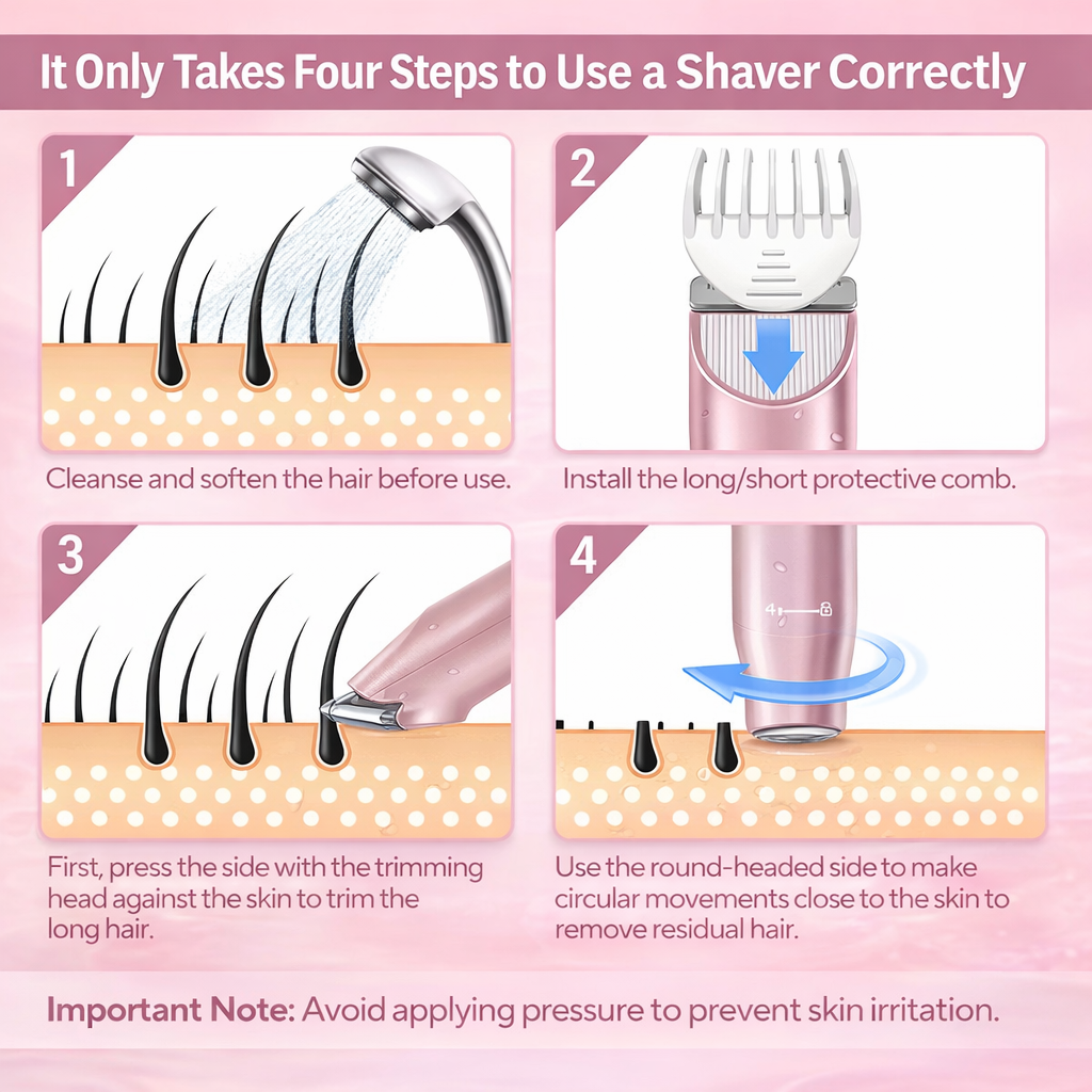 StrawberrySix 2-in-1 Hair Trimmer